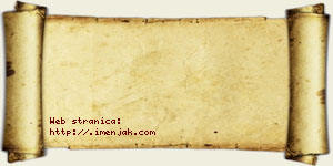 Joakim Aćimović vizit kartica